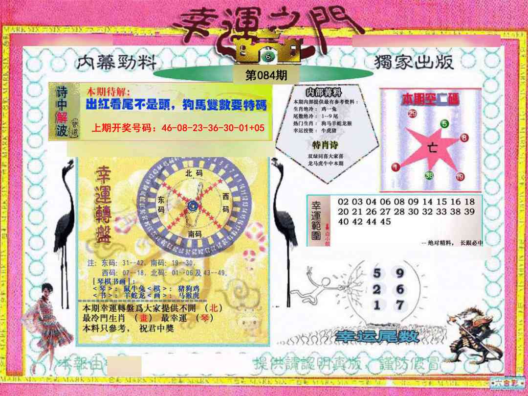 084期幸运之门[图]